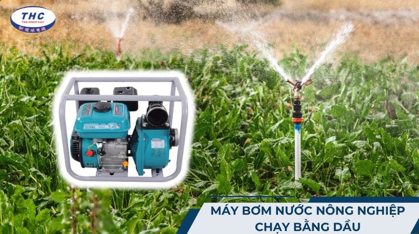 Máy bơm nước nông nghiệp chạy bằng dầu: Ứng dụng, phân loại và lưu ý khi sử dụng