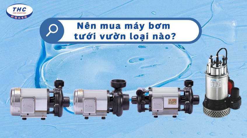 Mua máy bơm nước tưới vườn loại nào tốt?