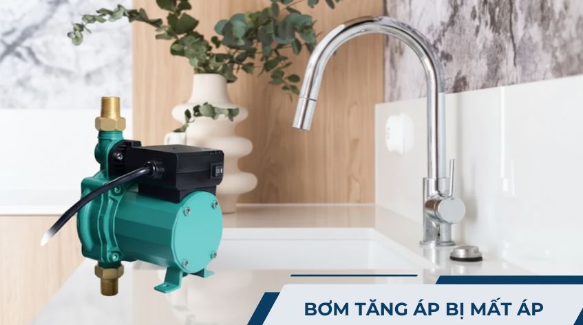 bơm tăng áp bị mất áp