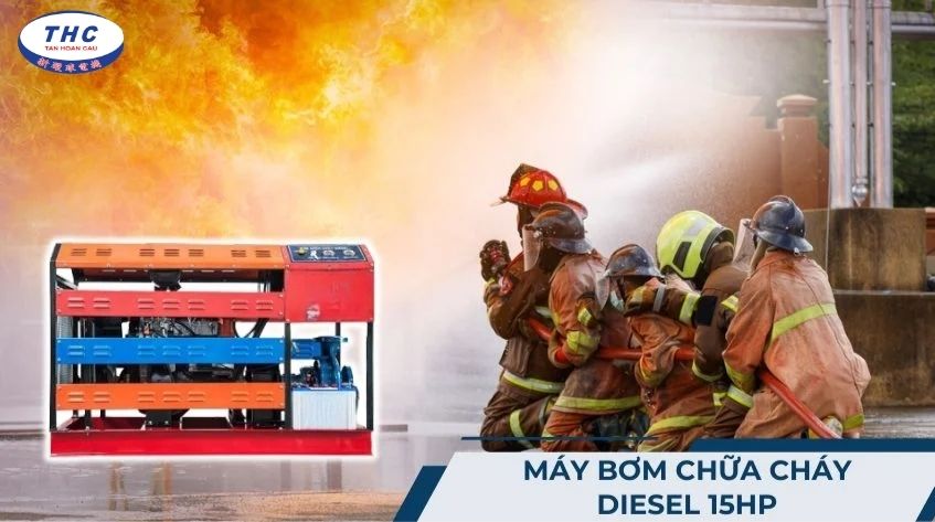 Máy bơm chữa cháy diesel 15HP