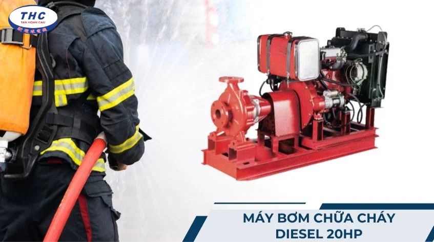 Máy bơm chữa cháy diesel 20HP