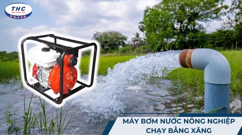 Máy bơm nước nông nghiệp chạy bằng xăng