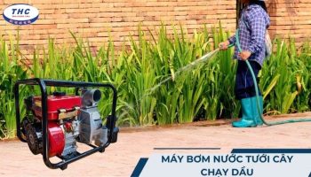 Máy bơm nước tưới cây chạy dầu