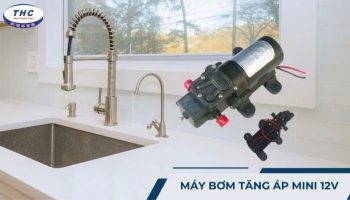 Máy bơm tăng áp mini 12V