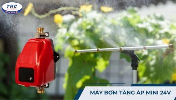 Máy bơm tăng áp mini 24V