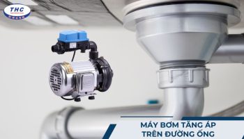 máy bơm tăng áp trên đường ống