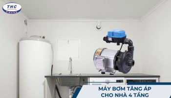 máy bơm tăng áp cho nhà 4 tầng