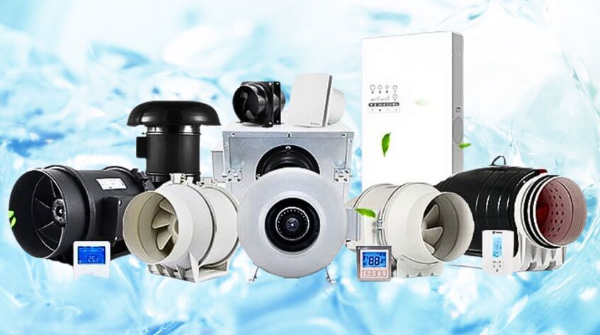 Các loại quạt thông gió nối ống​ thường gặp