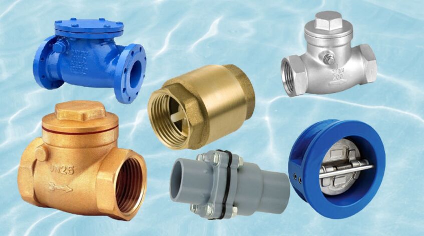 Các loại van 1 chiều thường dùng cho máy bơm tăng áp