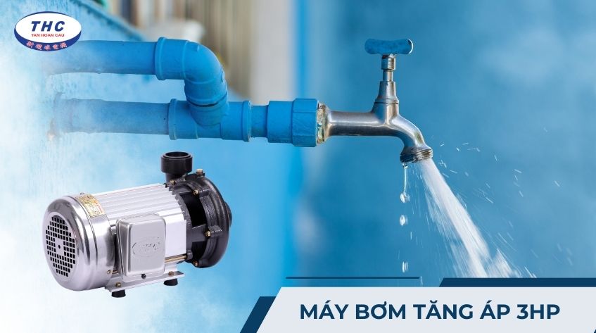 Máy bơm tăng áp 3HP (3 ngựa)