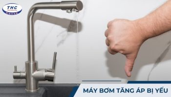máy bơm tăng áp bị yếu