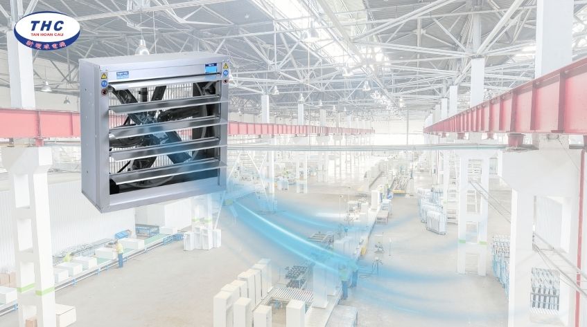 Công dụng của quạt thông gió công nghiệp 500x500