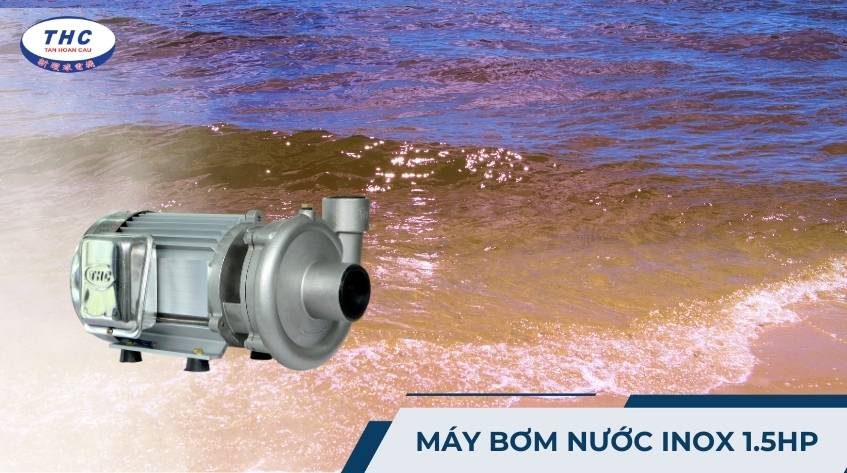 Máy bơm nước Inox 1.5HP